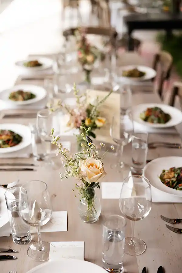 Delicious seasonal sustainable food at your Catskills indoor-outdoor wedding