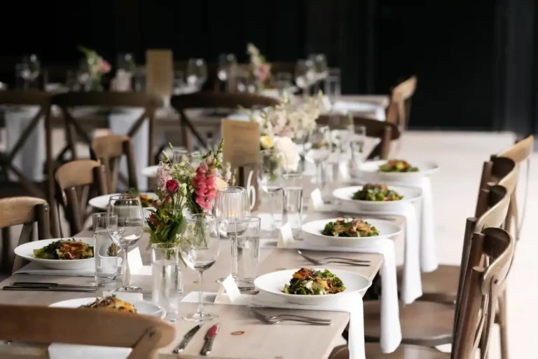 Delicious and sustainable wedding reception at Roxbury Barn & Estate in the Catskill Mountains