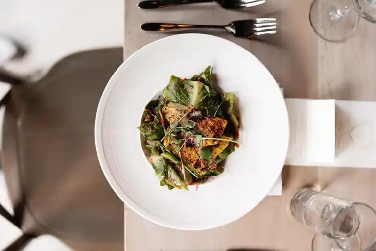 For First Course at Roxbury Barn & Estate: a choice of seasonal salad or soup